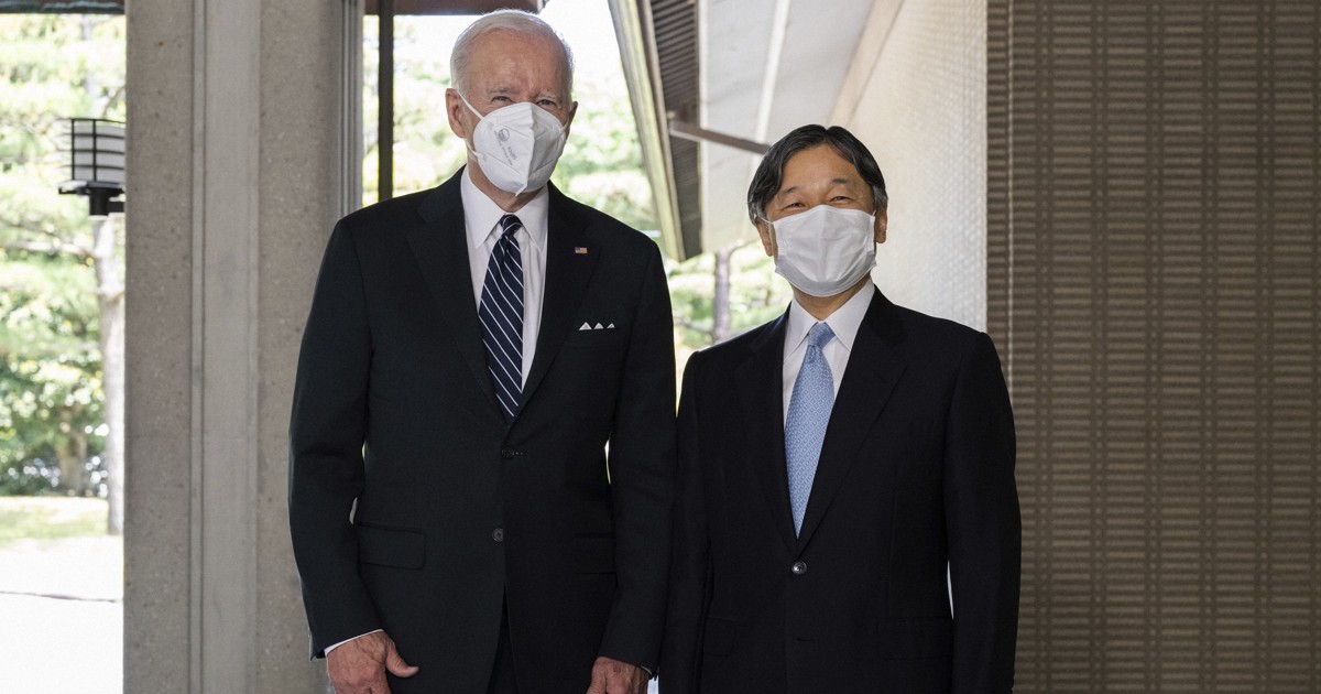 Tổng thống Mỹ Joe Biden diện kiến Nhật Hoàng tại Tokyo
