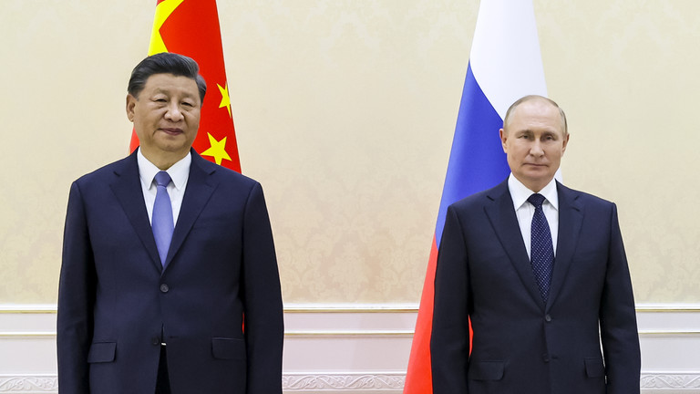 Tổng thống Nga điện đàm với chủ tịch Trung Quốc