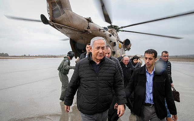 Tổng thống Israel Netanyahu dự kiến đi trực thăng tới sân bay để tránh biểu tình