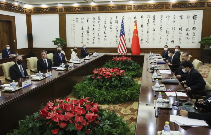 Ngoại trưởng Mỹ gặp chủ tịch Trung Quốc để giảm căng thẳng Mỹ - Trung