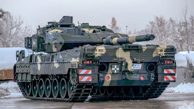 La Spezia của Ý chuẩn bị sản xuất xe tăng Leopard 2A8IT